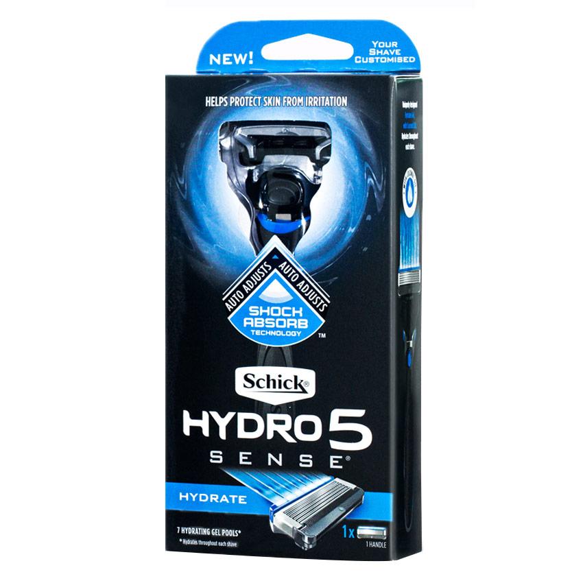 Gambar Schick Hydro 5 Sense Hydrate Kit - 1 Razor Jenis Peralatan Cukur