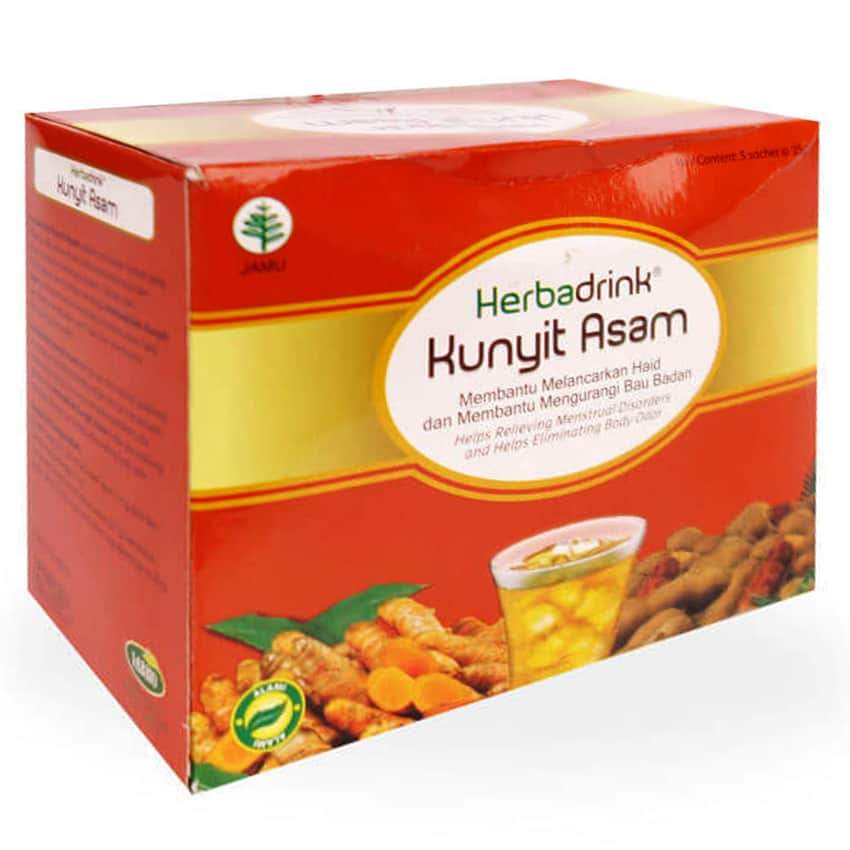 Gambar Herbadrink Kunyit Asam - 5 Sachets Jenis Perawatan Ms V