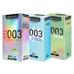 Gambar Okamoto Kondom 003 Series Bundle - 10 Pcs  (Platinum Aloe Cool) Kondom